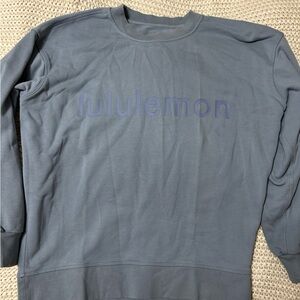 Lululemon perfectly oversized crew blue